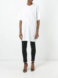 oversized paneled T-shirt
