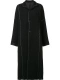 buttoned long coat