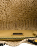 woven straw Baguette bag