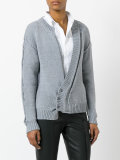 asymmetric front cardigan