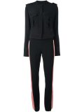 lateral stripes jumpsuit