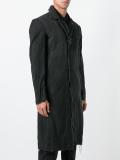 raw edge coat