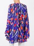 floral print oversized blouse 