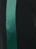 satin-trim wide-leg pants