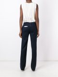 V-neck sleeveless jumpsuit