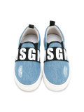 denim slip-on sneakers 
