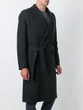 中长胸袋外套
