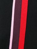 stripe appliqué track pants