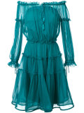 off-the-shoulder midi dress