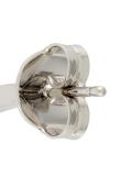 safety pin and tag earring 