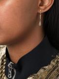 diamond & sapphire drop earrings