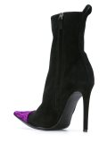 crushed velvet ankle boots