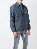 条纹格子衬衫式夹克