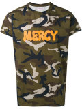 camouflage print T-shirt