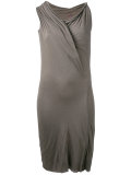draped asymmetric dress