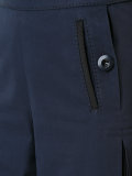 sailor button side pleated trousers