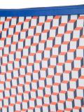 geometric print clutch