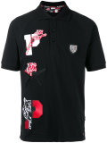 patch detail polo top