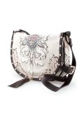 jacquard effect shoulder bag