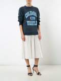 oversized printed sweatshirt