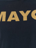 slogan print T-shirt 