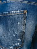 distressed wide leg shorts