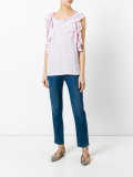 ruffled blouse