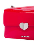 logo heart shoulder bag
