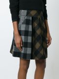 checked skirt