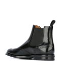 perforated detailing chelsea boots