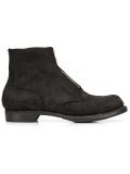 front zip ankle boots