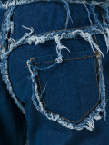 cuffed straight jeans