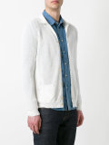 perforated detail cardigan 