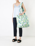 large printed beach bag