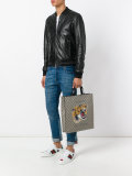 Tiger print GG Supreme tote