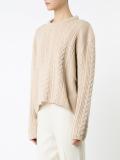 cable knit cropped jumper