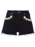 California pearl denim shorts
