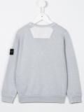 logo arm patch sweatshirt