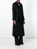 long belted coat