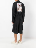 photo print cropped boiler suit