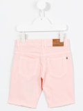 frayed-hem denim shorts