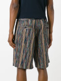 striped bermuda shorts