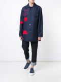距离印花牛仔外套