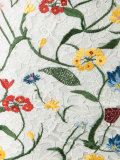 embroidered flowers lace dress