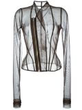 tulle zipped jacket