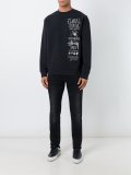 'Global Gathering' embroidered sweatshirt 