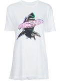 shark print T-shirt