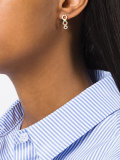 plain triple Honeycomb stud earrings