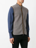 zip up gilet 