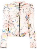 jewel print bomber jacket